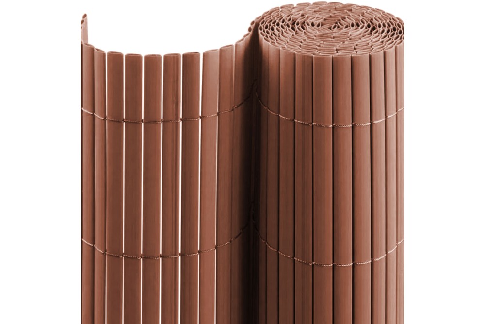 Φράχτης Πλαστικός Διπλής Όψης Brown 1,5x3m