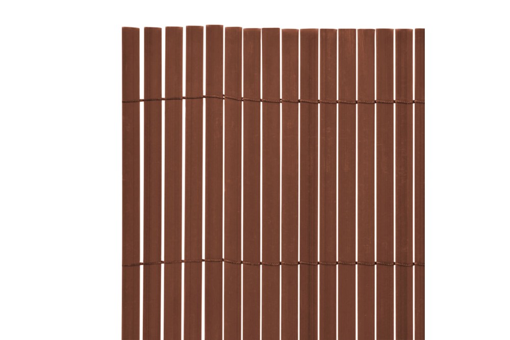Φράχτης Πλαστικός Διπλής Όψης Brown 1,5x3m