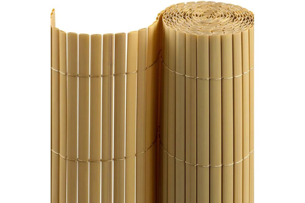 Φράχτης Πλαστικός Διπλής Όψης Natural 1x3m