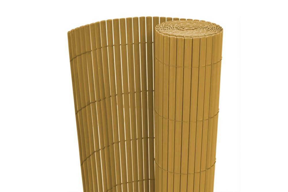 Φράχτης Πλαστικός Διπλής Όψης Natural 1x3m