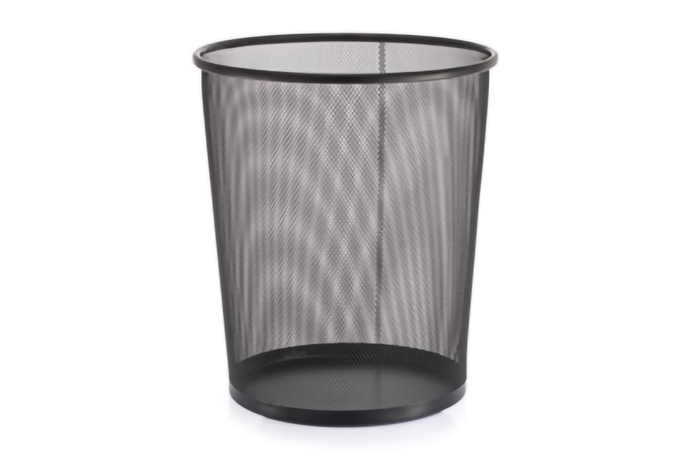 Καλάθι Απορριμμάτων Μεταλλικό 16lt Μαύρο Μ΄έταλλο