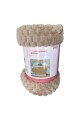 Κουβέρτα Ανάγλυφη Βελουτέ Beige Μονή 150x200cm Κουβέρτα Ανάγλυφη Βελουτέ Beige Μονή 150x200cm