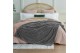 Κουβέρτα Ανάγλυφη Βελουτέ Grey Διπλή 200x220cm Κουβέρτα Ανάγλυφη Βελουτέ Grey Διπλή 200x220cm