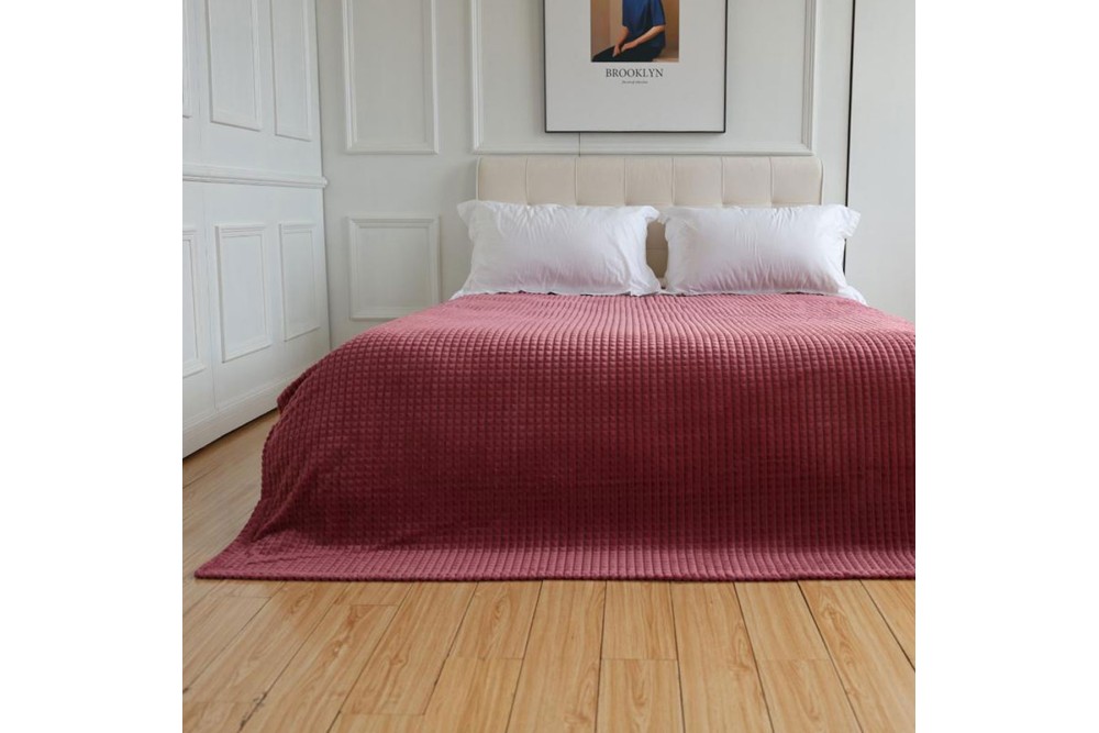 Κουβέρτα Waffle Ruby Rose Μονή 150x200cm