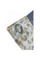 Κουρτίνα Flowers με Τρουκς Dark Beige 140x260cm.