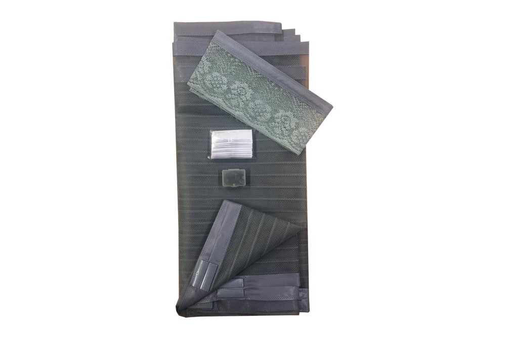 Σίτα - κουρτίνα μαγνητική πόρτας Grey 120x220cm. Σίτα - κουρτίνα μαγνητική πόρτας Grey 120x220cm.