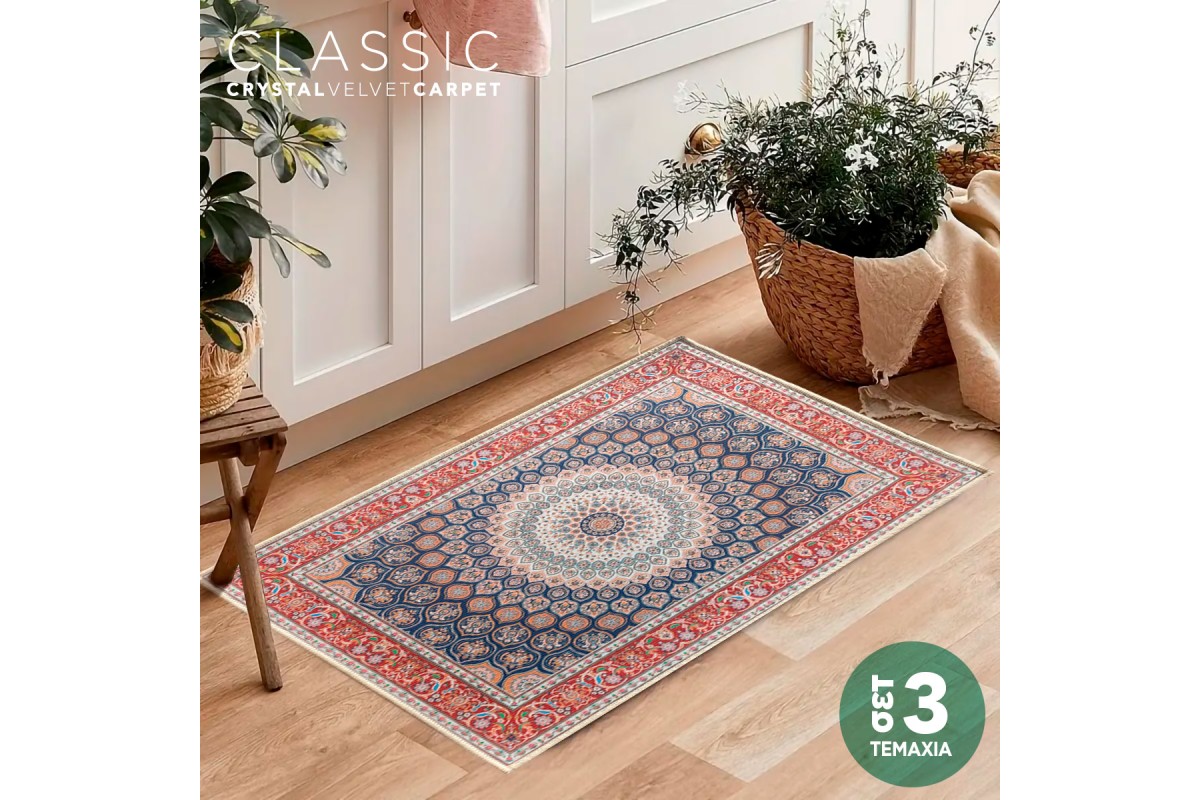 Χαλάκια Crystal Velvet Classic σετ 3 τεμαχίων 40x60cm.+70x140cm.+70x180cm.