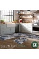 Χαλάκια Crystal Velvet Geometric Floral σετ 3 τεμαχίων 40x60cm.+70x140cm.+70x180cm. Χαλάκια Crystal Velvet Geometric Floral σετ 3 τεμαχίων 40x60cm.+70x140cm.+70x180cm.