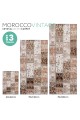 Χαλάκια Crystal Velvet Morocco Vintage σετ 3 τεμαχίων 40x60cm.+70x140cm.+70x180cm.