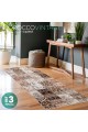 Χαλάκια Crystal Velvet Morocco Vintage σετ 3 τεμαχίων 40x60cm.+70x140cm.+70x180cm.