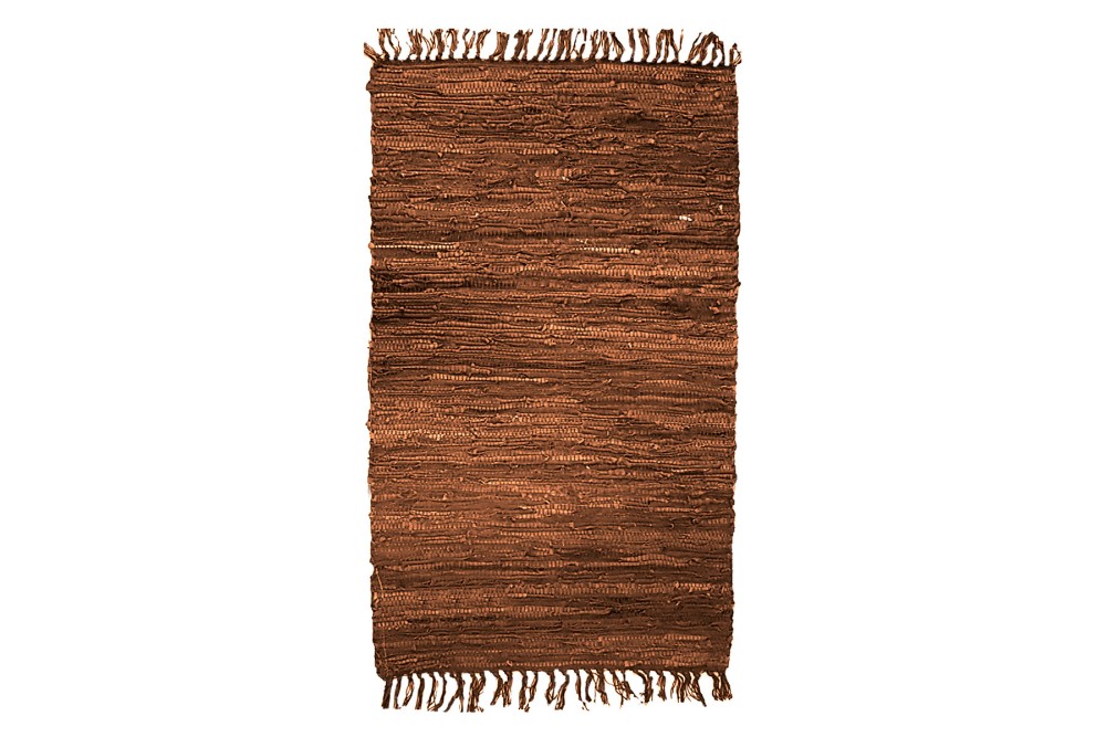 Χαλάκι Δερμάτινο άκαυστο Light Brown 60x90cm.