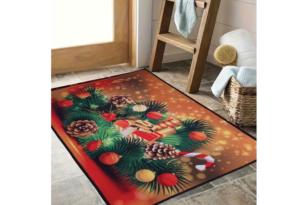 Ταπέτο Χριστουγεννιάτικο Velvet Christmas Candle 50x80cm.