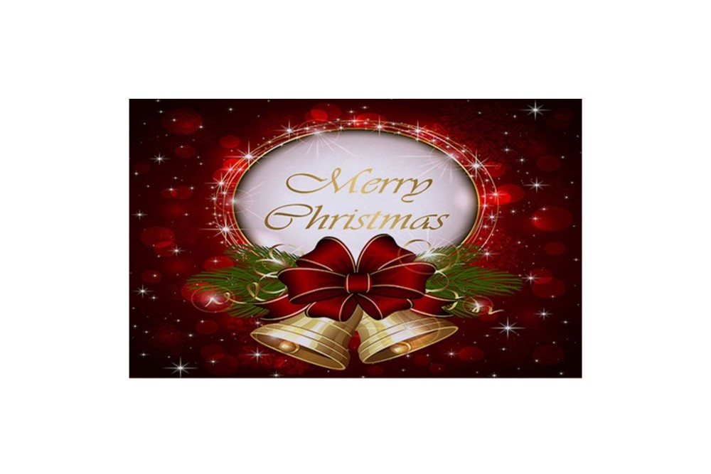 Ταπέτο Χριστουγεννιάτικο Velvet Merry Christmas 50x80cm.