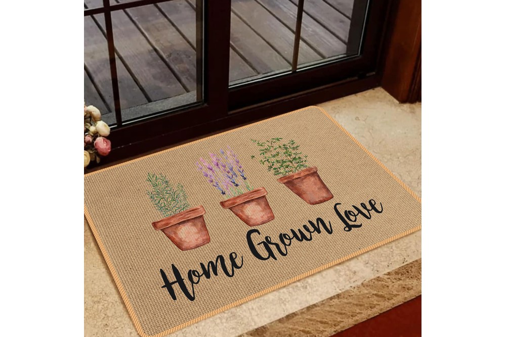 Χαλάκι Miami Flower με λάστιχο 40x60cm. Χαλάκι Miami Flower με λάστιχο 40x60cm.