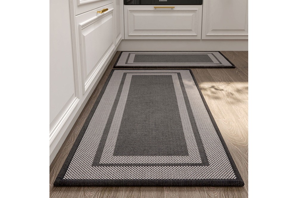 Χαλάκι Vegas Black με λάστιχο 60x135cm. Χαλάκι Vegas Black με λάστιχο 60x135cm.