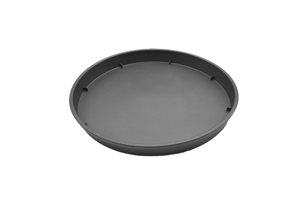 Πιάτο Γλάστρας Στρογγυλό Αναΐς No105 Ανθρακί 28x2,8cm.