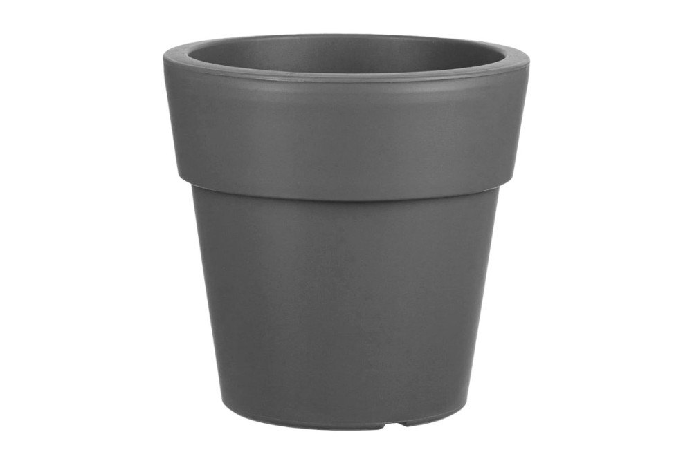 Γλάστρα Στρογγυλή Αναΐς No105 Ανθρακί 35x33cm. Γλάστρα Στρογγυλή Αναΐς No105 Ανθρακί 35x33cm.