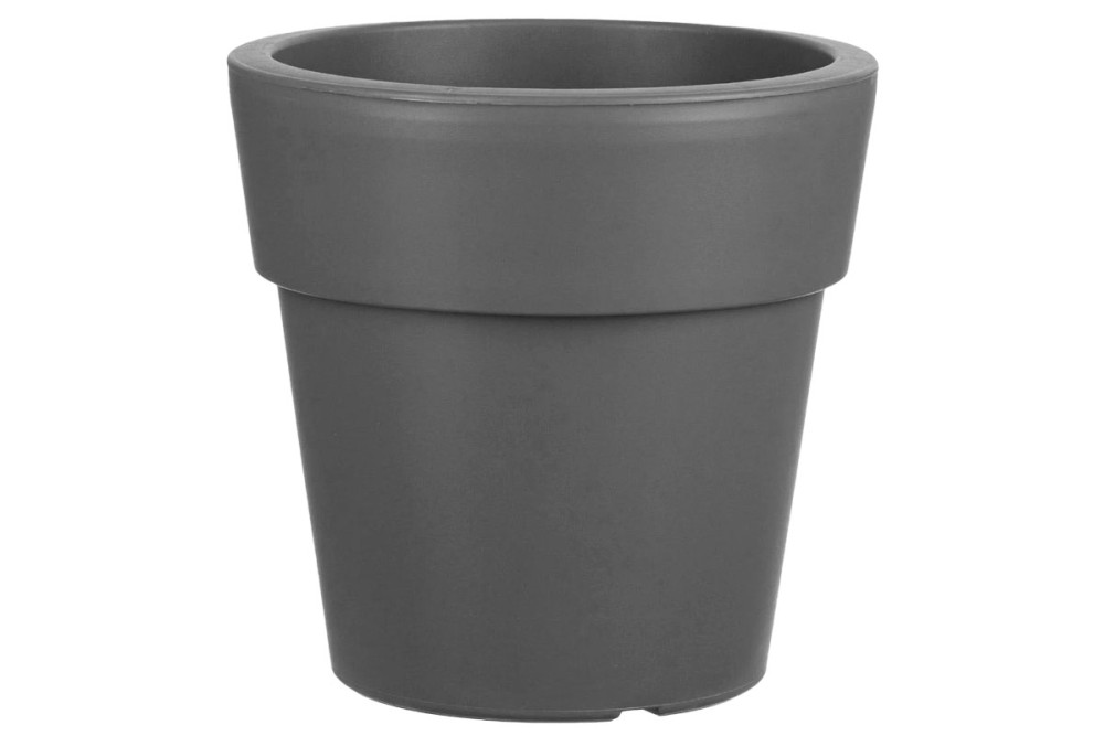 Γλάστρα Στρογγυλή Αναΐς No106 Ανθρακί 40x37cm. Γλάστρα Στρογγυλή Αναΐς No106 Ανθρακί 40x37cm.