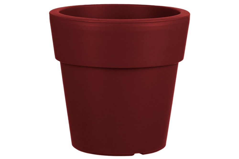 Γλάστρα Στρογγυλή Αναΐς No106 Μπορντώ 40x37cm. Γλάστρα Στρογγυλή Αναΐς No106 Μπορντώ 40x37cm.
