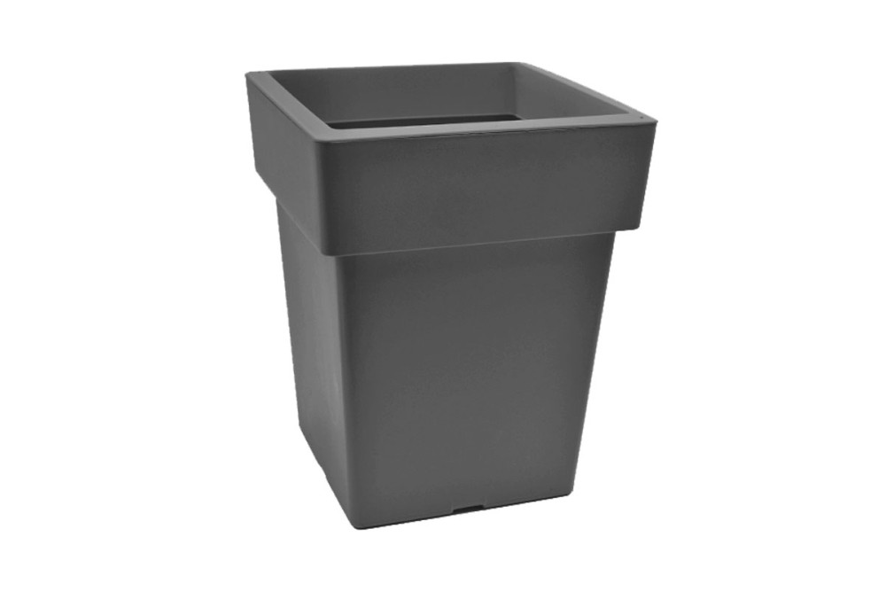 Γλάστρα Τετράγωνη Αναΐς No303 Ανθρακί 27x27x34cm. Γλάστρα Τετράγωνη Αναΐς No303 Ανθρακί 27x27x34cm.