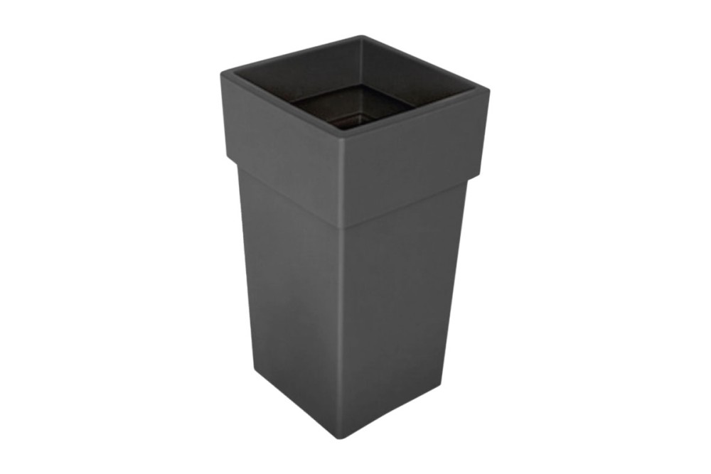 Γλάστρα Τετράγωνη Αναΐς No305 Ανθρακί 27x27x50cm. Γλάστρα Τετράγωνη Αναΐς No305 Ανθρακί 27x27x50cm.