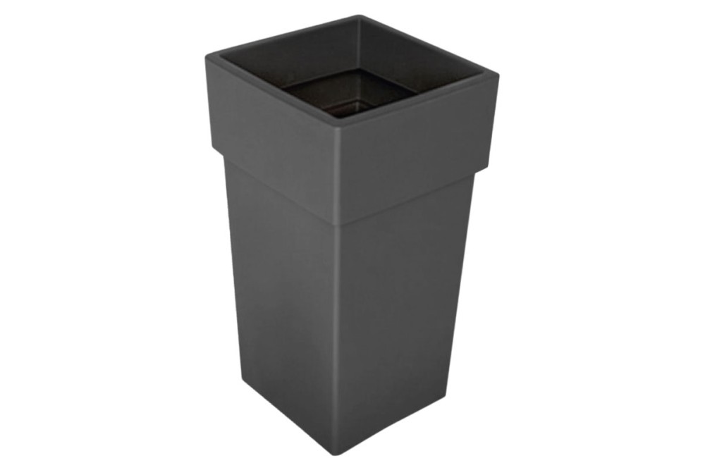 Γλάστρα Τετράγωνη Αναΐς No306 Ανθρακί 33x33x60cm. Γλάστρα Τετράγωνη Αναΐς No306 Ανθρακί 33x33x60cm.