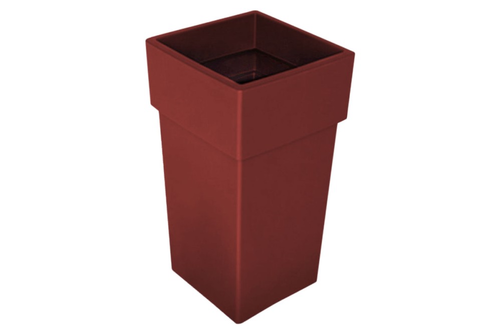 Γλάστρα Τετράγωνη Αναΐς No306 Μπορντώ 33x33x60cm. Γλάστρα Τετράγωνη Αναΐς No306 Μπορντώ 33x33x60cm.