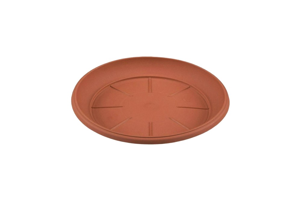 Πιάτο Γλάστρας Στρογγυλό Κνωσσός No536 Τερακότα 34x4cm.