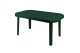 Τραπέζι ορθογώνιο πλαστικό Μύκονος πράσινο 140x85x75cm.