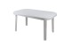 Τραπέζι ορθογώνιο πλαστικό Μύκονος λευκό 140x85x75cm.