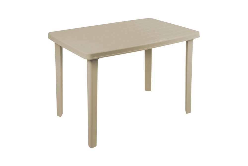 Τραπέζι ορθογώνιο πλαστικό Πάτμος μπεζ 110x70x70cm. Τραπέζι ορθογώνιο πλαστικό Πάτμος μπεζ 110x70x70cm.