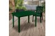 Τραπέζι ορθογώνιο πλαστικό Πάτμος πράσινο 110x70x70cm.