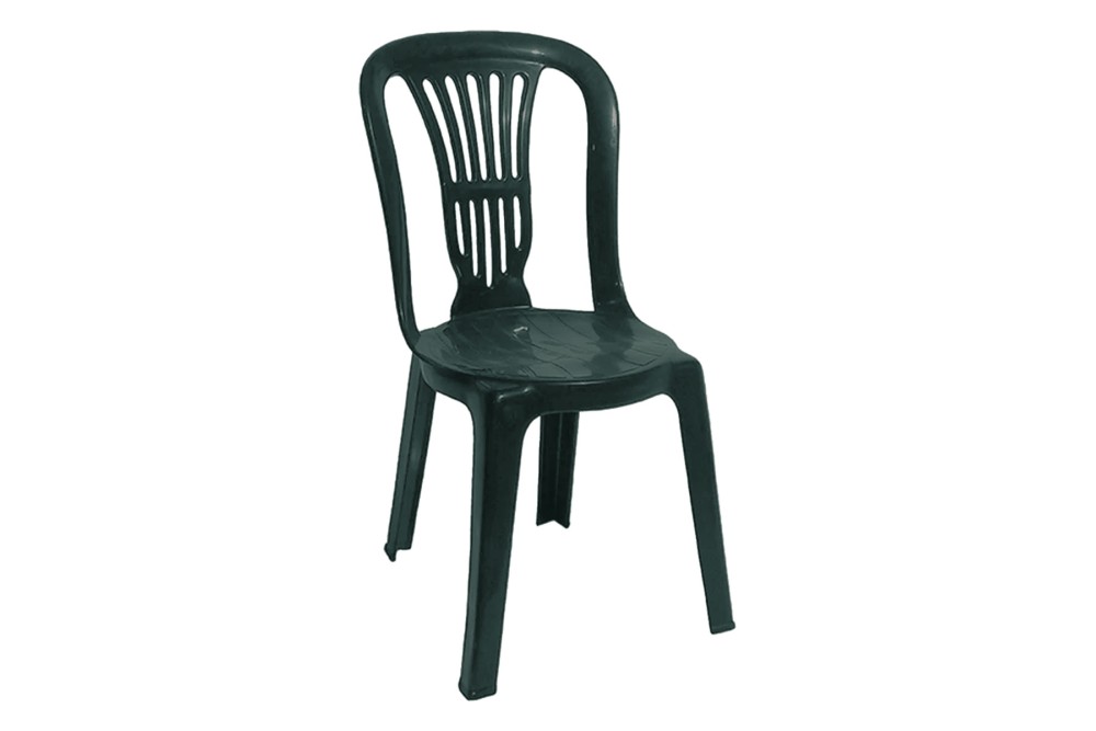 Καρέκλα Πλαστική Εξωτερικού Χώρου Βιέννη Πράσινη 40x40x88cm.