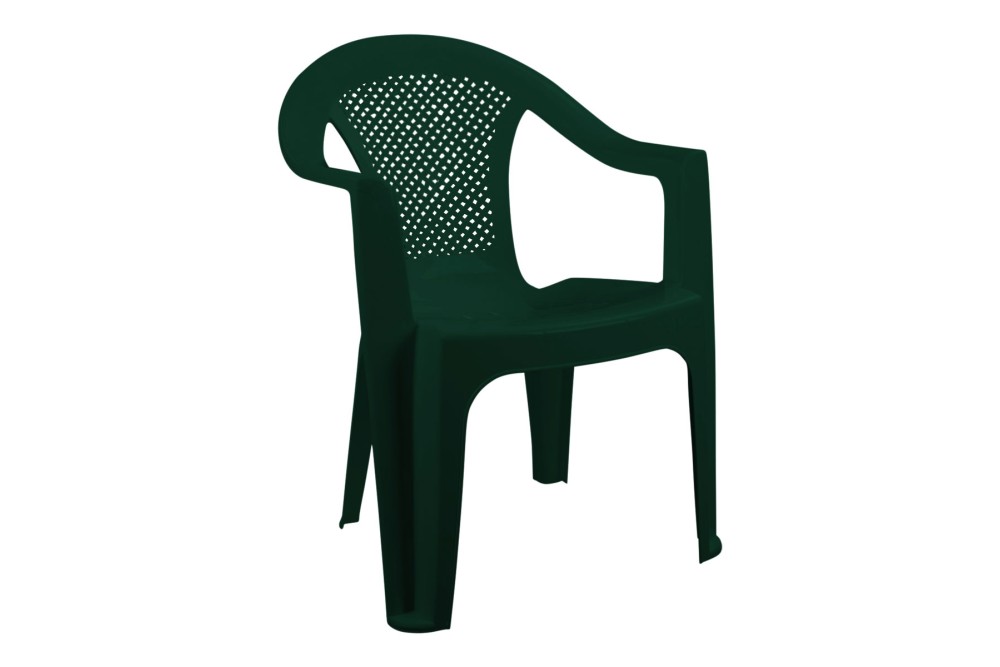 Καρέκλα Πλαστική Εξωτερικού Χώρου Έρρικα Πράσινη 59x60x80cm.