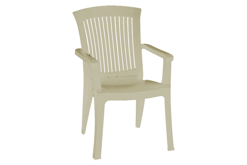 Πολυθρόνα Πλαστική Εξωτερικού Χώρου Κλειώ Άμμου 67x60x89cm.