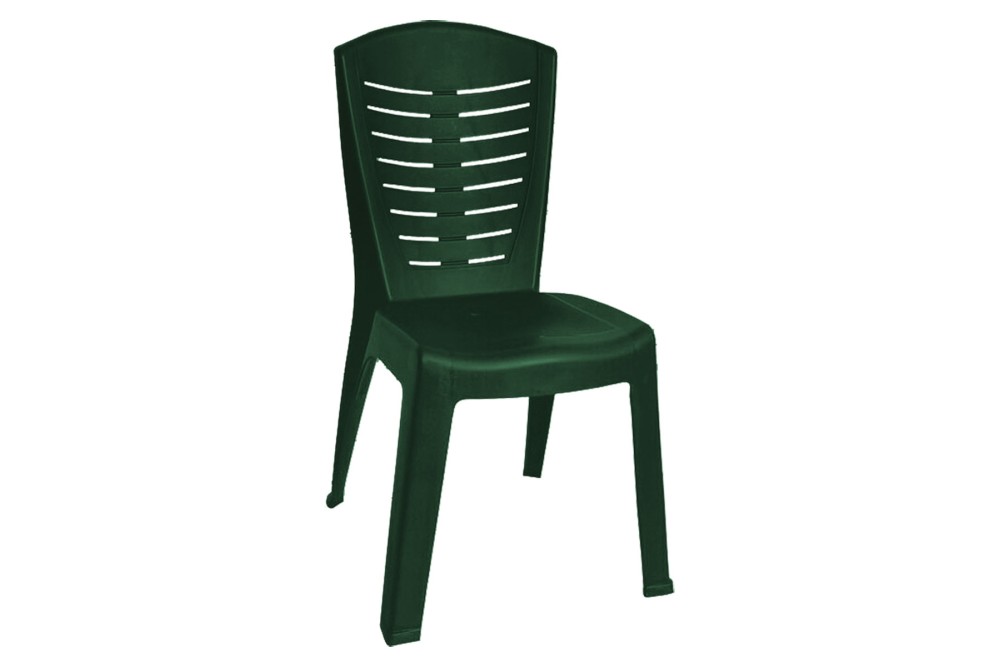 Καρέκλα Πλαστική Εξωτερικού Χώρου Κλεοπάτρα Πράσινη 50x53x89cm.