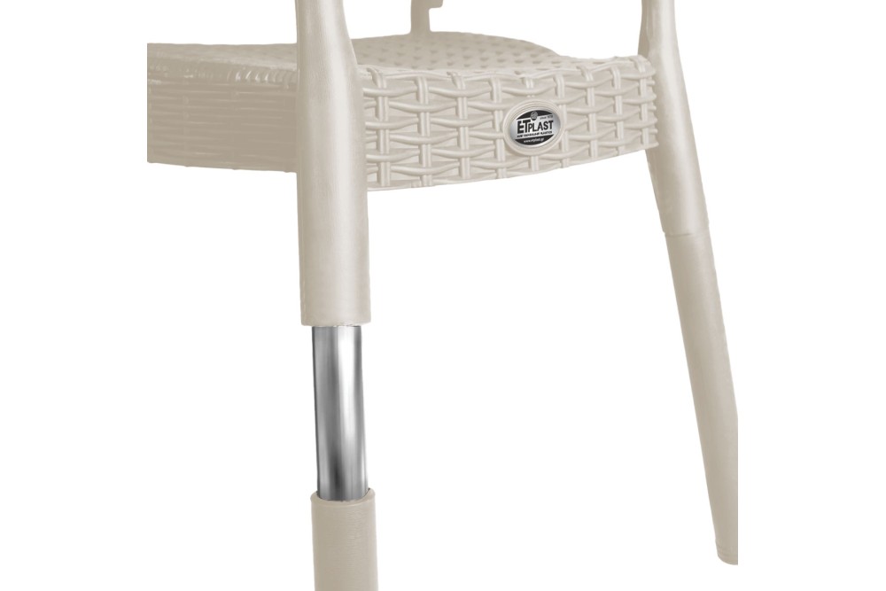 Et Plast Πολυθρόνα πλαστική τύπου Rattan Νιόβη Άμμου Et Plast Πολυθρόνα πλαστική τύπου Rattan Νιόβη Άμμου