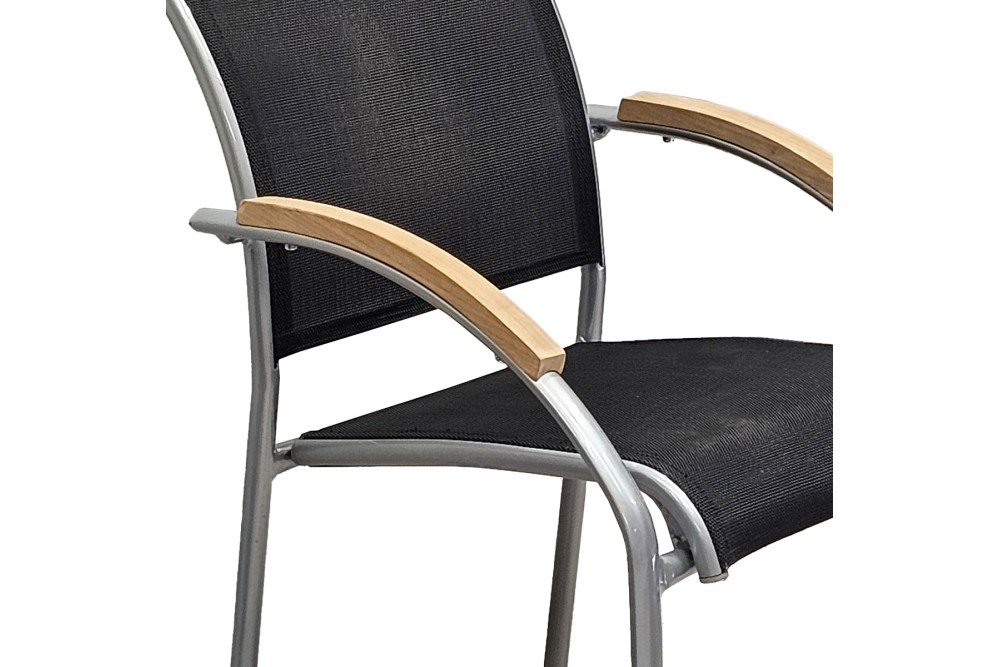 Πολυθρόνα Αλουμινίου Moira 56x49x87cm.