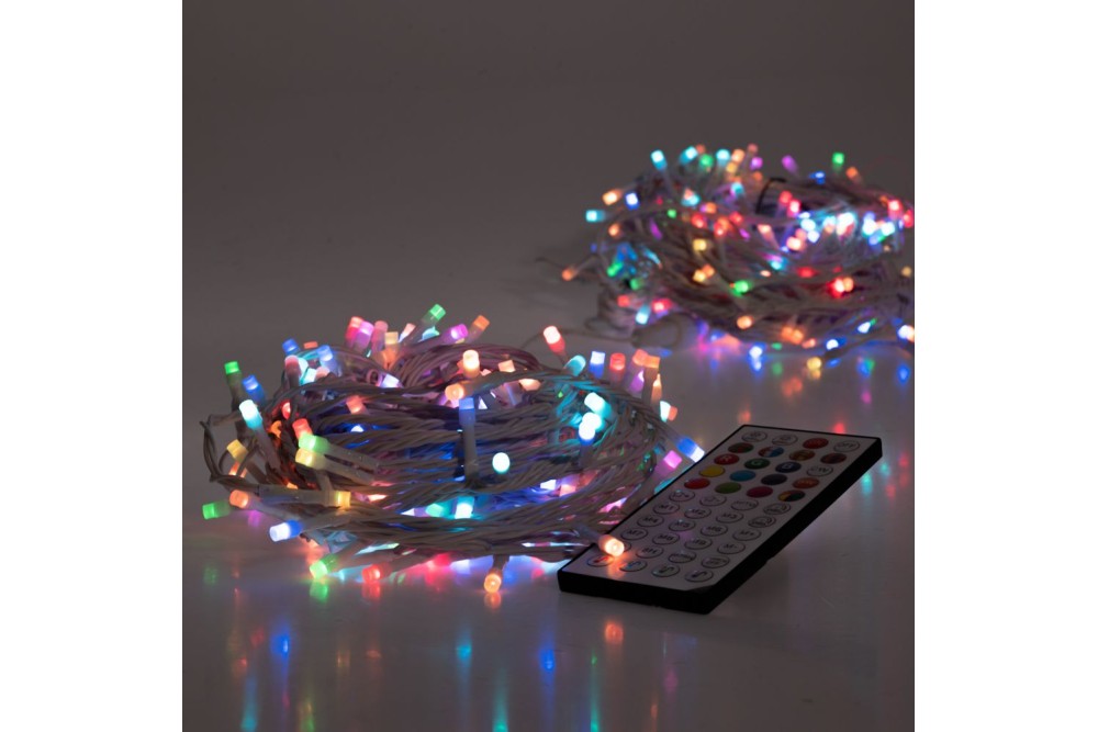 200 LED ΜΕ CONTROLLER ΕΝΑΛΛΑΓΗΣ ΛΕΥΚΟ ΚΑΛΩΔΙΟ 20ΜΕΤΡΑ