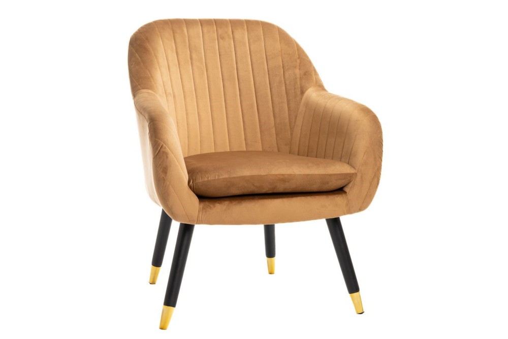 ΠΟΛΥΘΡΟΝΑ ΚΑΦΕ ΒΕΛΟΥΔΙΝΗ 65x73x83EK ΜΕ ΜΑΥΡΑ ΞΥΛΙΝΑ ΠΟΔΙΑ