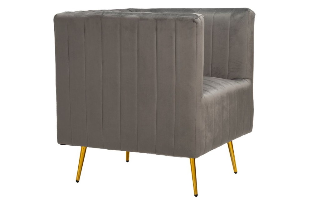 ΠΟΛΥΘΡΟΝΑ ΓΚΡΙ ΒΕΛΟΥΔΙΝΗ 69x73x80EK ΜΕ ΧΡΥΣΑ ΜΕΤΑΛΛΙΚΑ ΠΟΔΙΑ ΜΗΚΟΥΣ 20ΕΚ legs K D