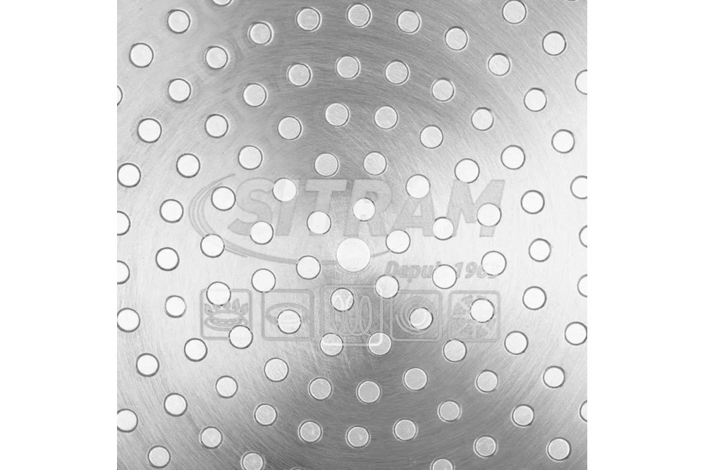 Γουόκ Silveral με αντικολλητική επίστρωση Silver - Black 28x8cm. Γουόκ Silveral με αντικολλητική επίστρωση Silver - Black 28x8cm.