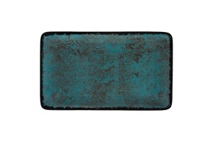 Oriana Ferelli Πιάτο Ρηχό Κεραμικό Teal 27x16cm