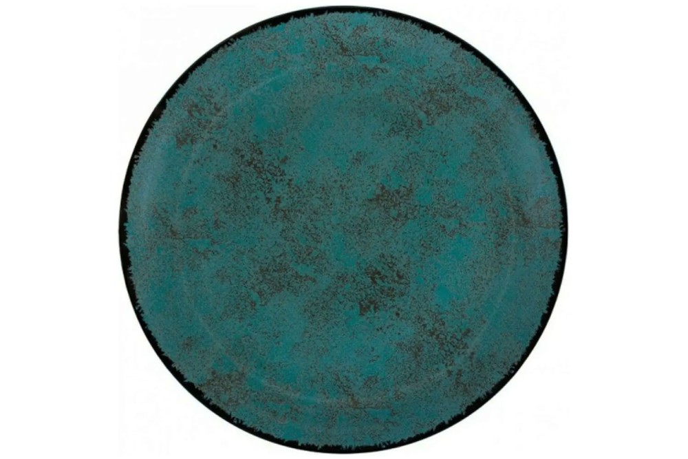 ΠΙΑΤΕΛΑ ΣΤΡΟΓΓΥΛΗ ΠΟΡΣΕΛΑΝΗΣ TEAL 31cm.