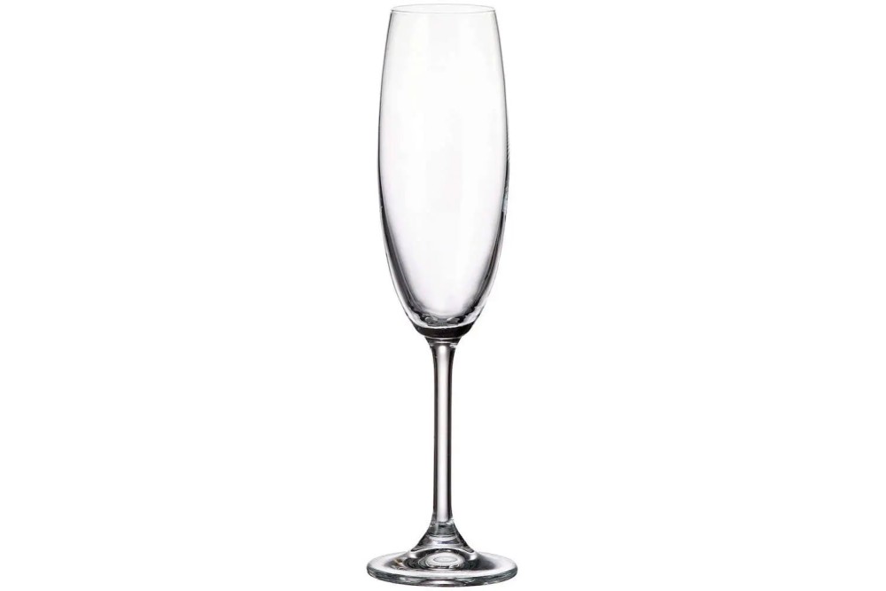 Ποτήρι Σαμπάνιας Κολωνάτο Colibri 220ml Crystal Bohemia Σετ 6τμχ