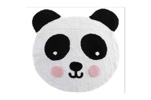 Πατάκι Στρογγυλό 90Cm Σχ.Petit Panda Polycotton