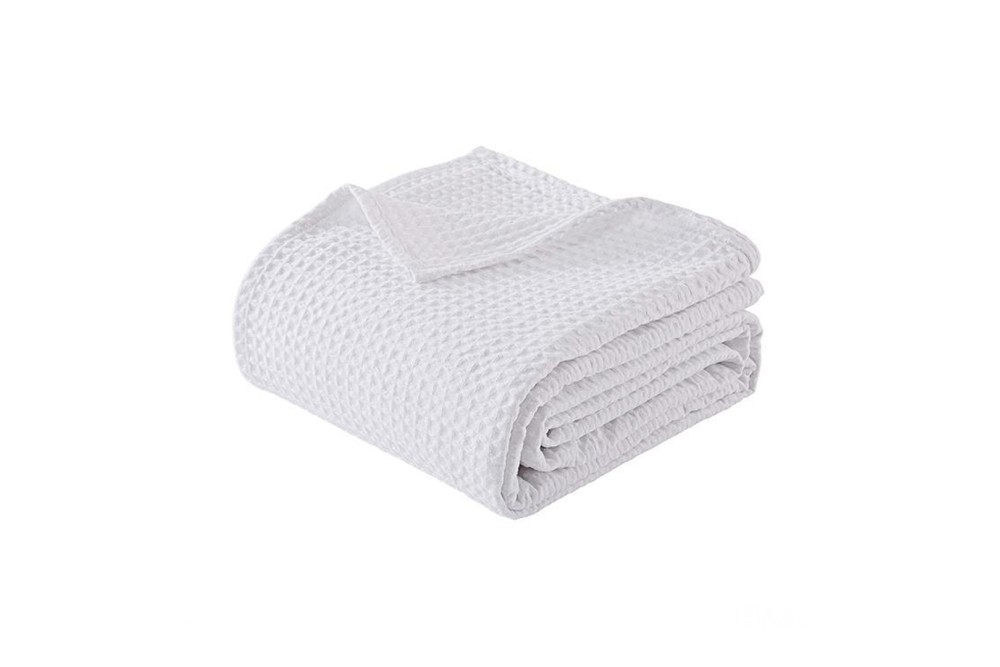 Κουβέρτα Πικέ Pablo 160X250 Λευκή 100% Βαμβάκι 