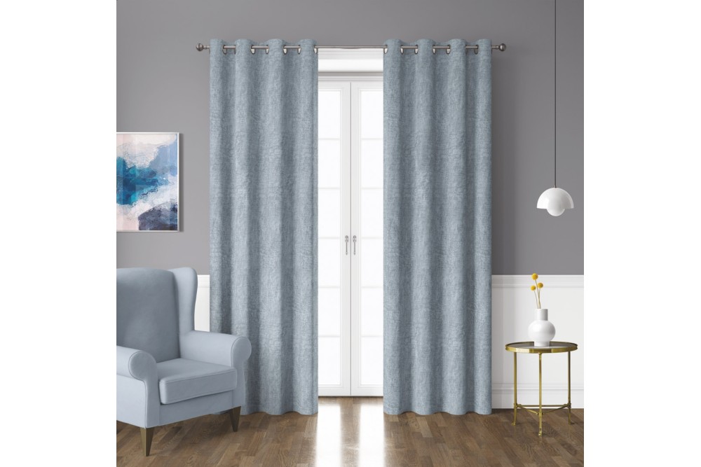 Κουρτίνα Ζακάρ Σχ. Alexia Grey 140Χ260 100% Polyest Κουρτίνα Ζακάρ Σχ. Alexia Grey 140Χ260 100% Polyest