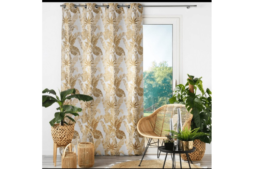 Κουρτίνα Ζακάρ Σχ. Cocoon Gold 140Χ260 100% Polye Κουρτίνα Ζακάρ Σχ. Cocoon Gold 140Χ260 100% Polye