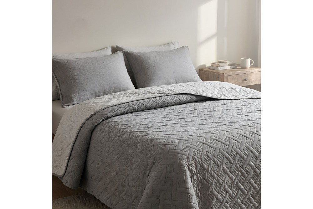 Κουβερλί Ultrasonic Flex Grey - Light Grey 160x220cm